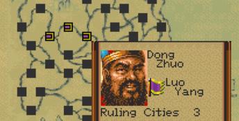 Romance of the Three Kingdoms IV: Wall of Fire SNES Screenshot