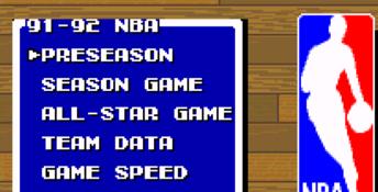 Tecmo Super NBA Basketball SNES Screenshot