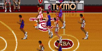 Tecmo Super NBA Basketball SNES Screenshot