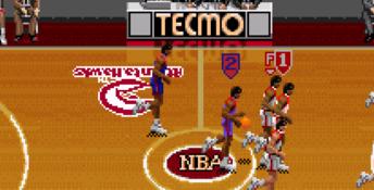 Tecmo Super NBA Basketball SNES Screenshot