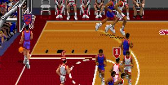 Tecmo Super NBA Basketball SNES Screenshot