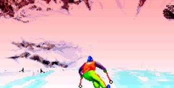 Tommy Moe's Winter Extreme: Skiing & Snowboarding SNES Screenshot