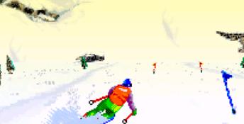 Tommy Moe's Winter Extreme: Skiing & Snowboarding SNES Screenshot