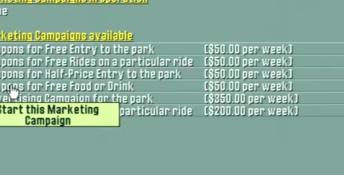 RollerCoaster Tycoon XBox Screenshot