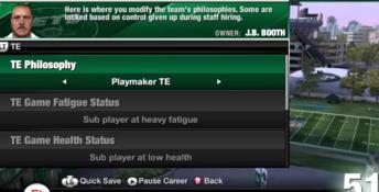 NFL Head Coach 09 XBox 360 Screenshot