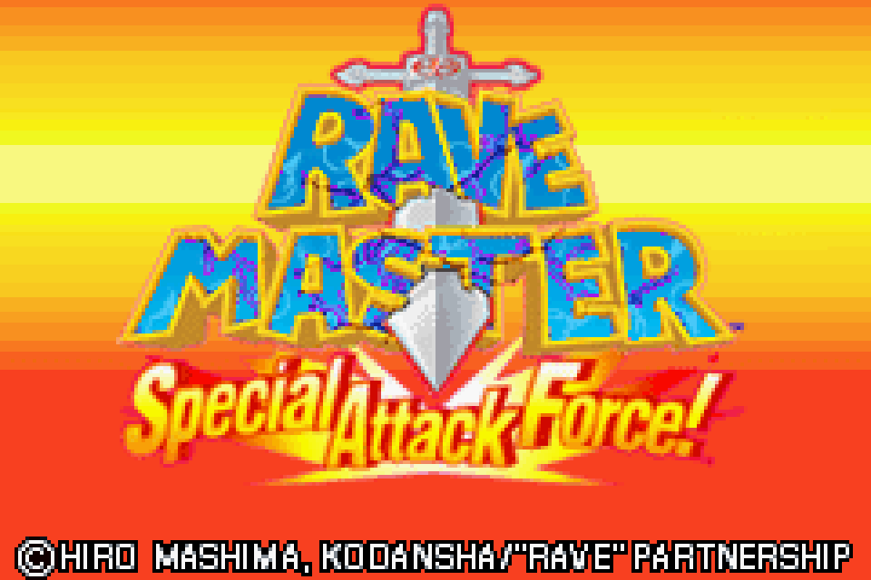 Рейв игра. Rave Master Special Attack Force. Rave Master - Special Attack Force! GBA. Игр Rave 2.